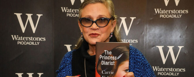 Carrie Fisher belönades med en Grammy inatt