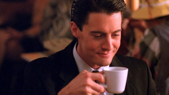 Dale Cooper dricker jättegott kaffe.