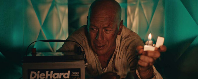 Bruce Willis nya ”Die Hard” är en reklamfilm