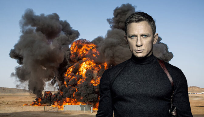 ”Spectre” har filmhistoriens största explosion
