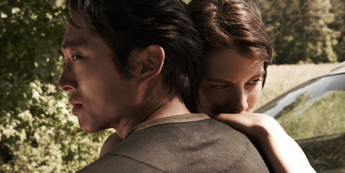 Large ab4b37578ae20a625cf28eae3c32f595 walking dead glenn maggie love