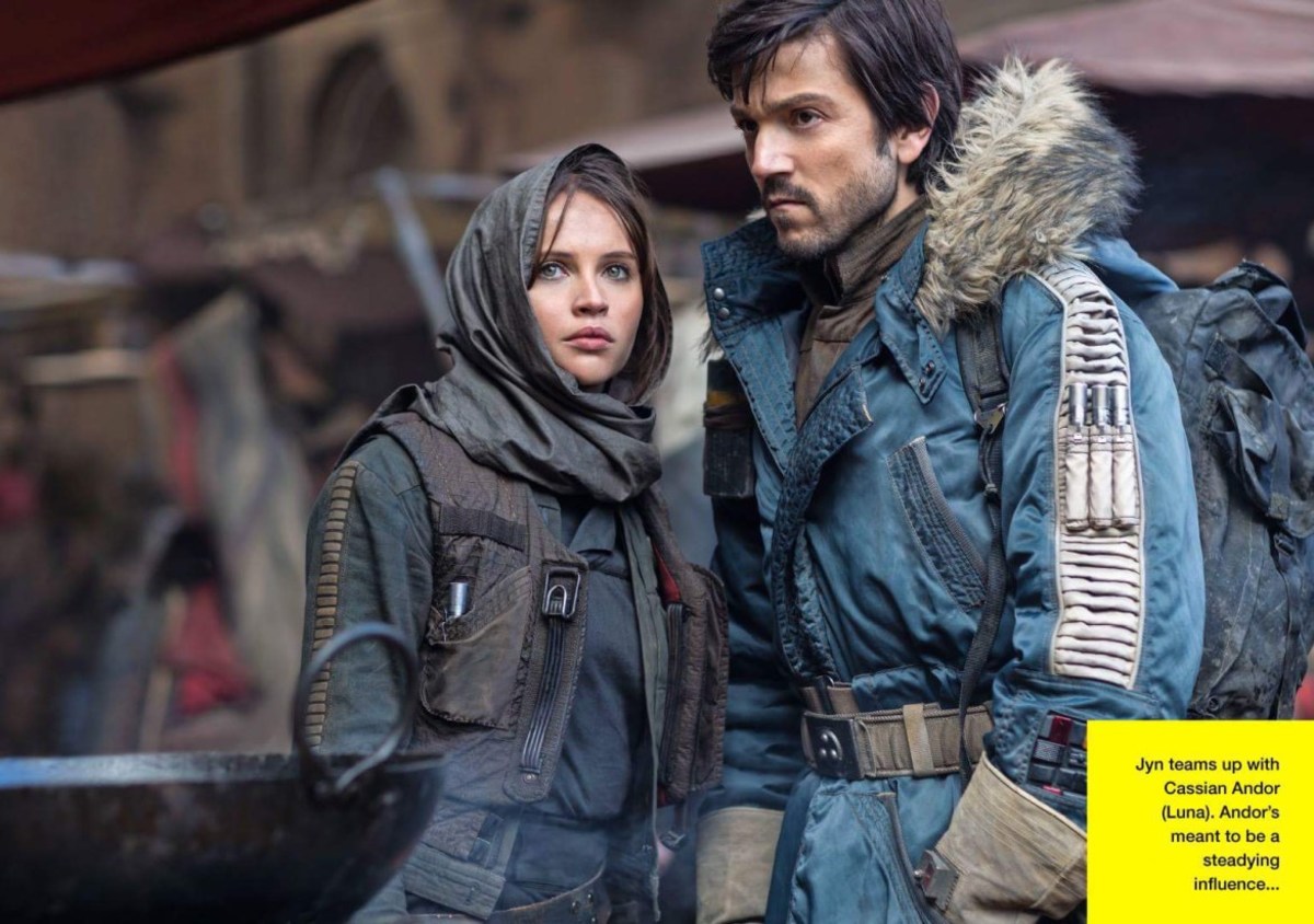 Large c8a1befe81b91b0224db47a3c9614988 star wars rogue one jyn erso cassian andor