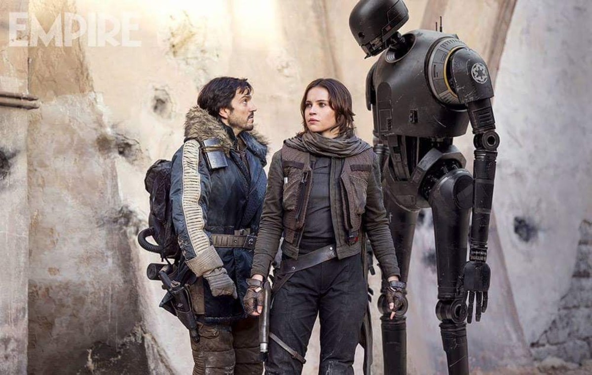 Large c8a1befe81b91b0224db47a3c9614988 star wars rogue one k 2so jyn erso cassian andor
