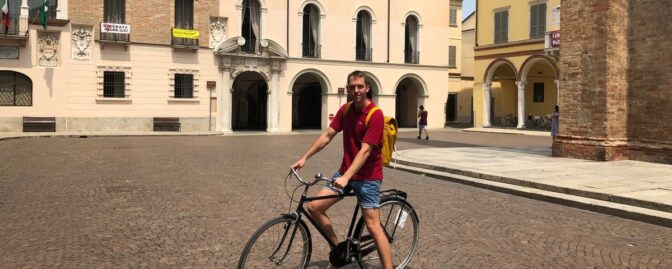 Erik vandrade i Elio och Olivers fotspår