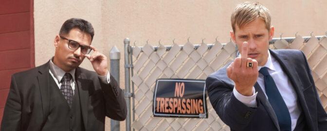 Se det pinsamma klippet som gav Alexander Skarsgård rollen i ”War on Everyone”