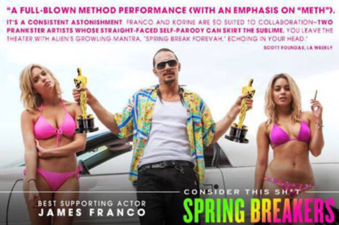 James Franco hoppas på en Oscar