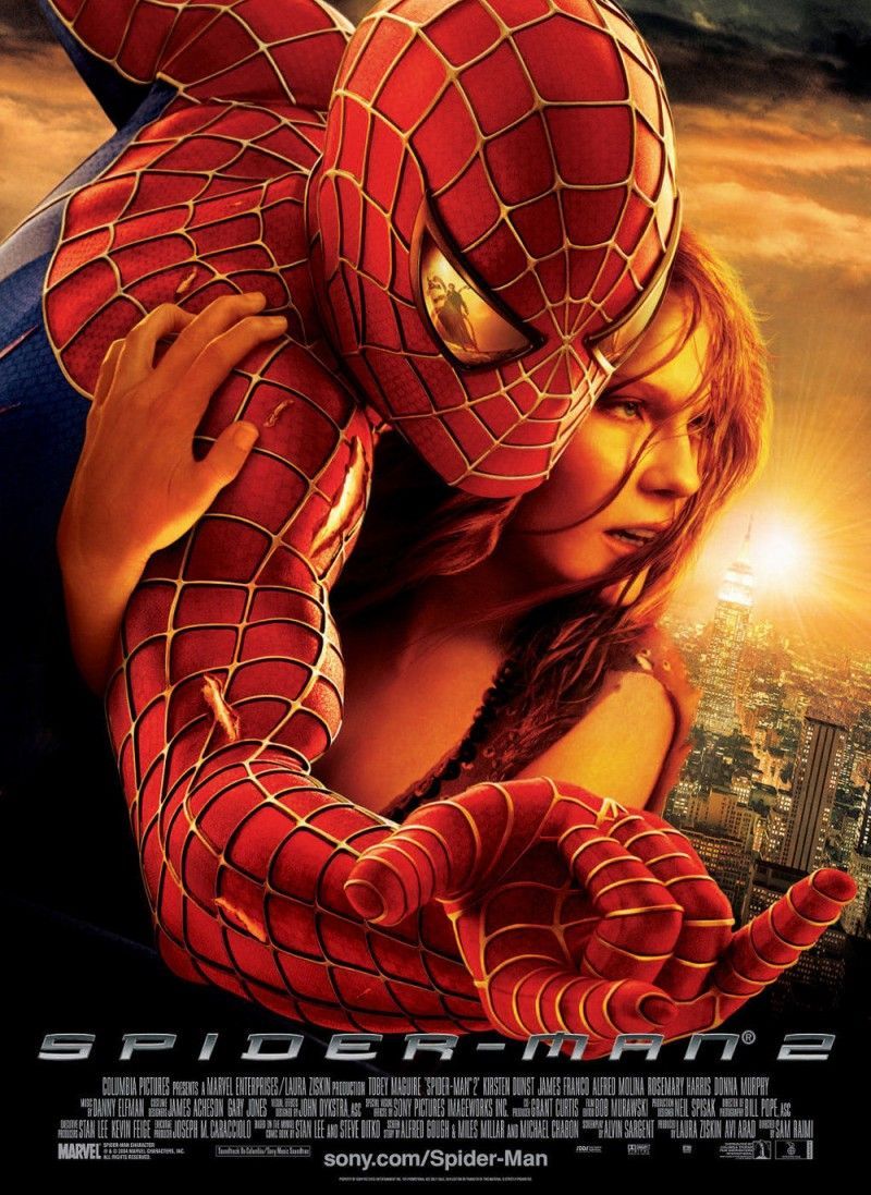 Medium original spider man 2 poster