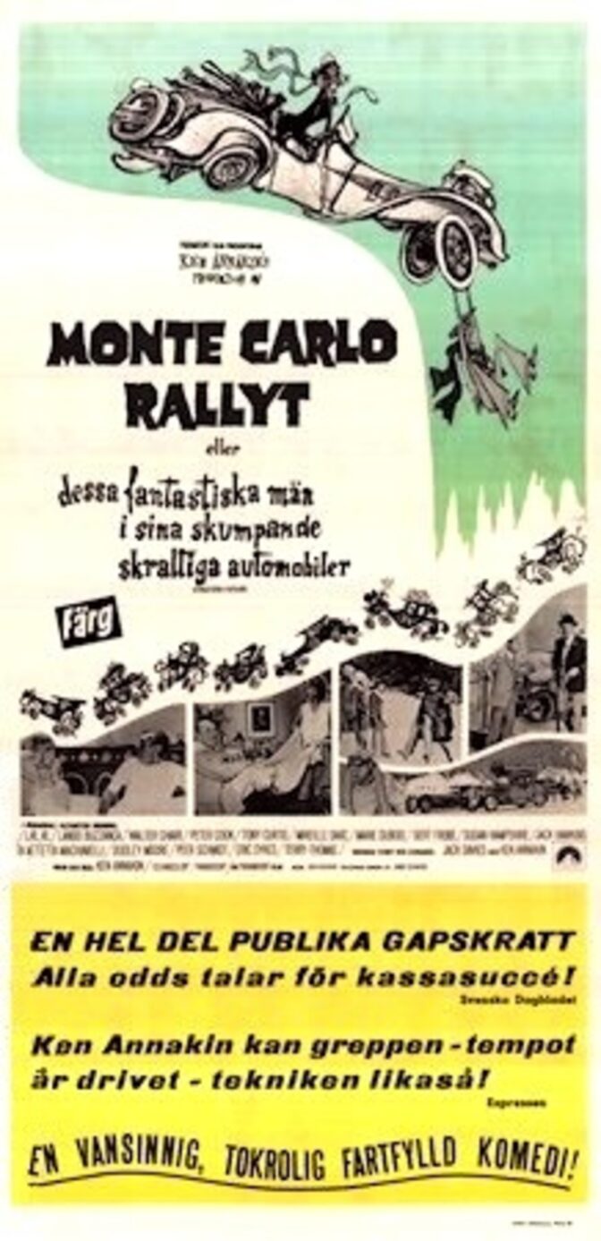 Monte Carlo Rallyt – eller dessa fantastiska män i sina skumpande skraltiga automobiler