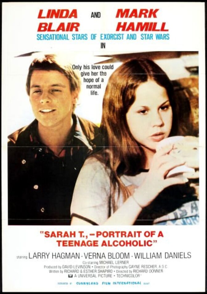 Porträtt av en tonårsalkoholist