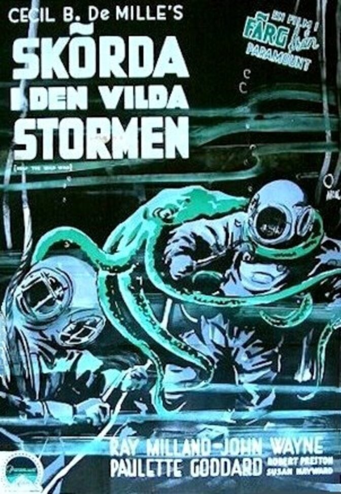 Skörda i den vilda stormen