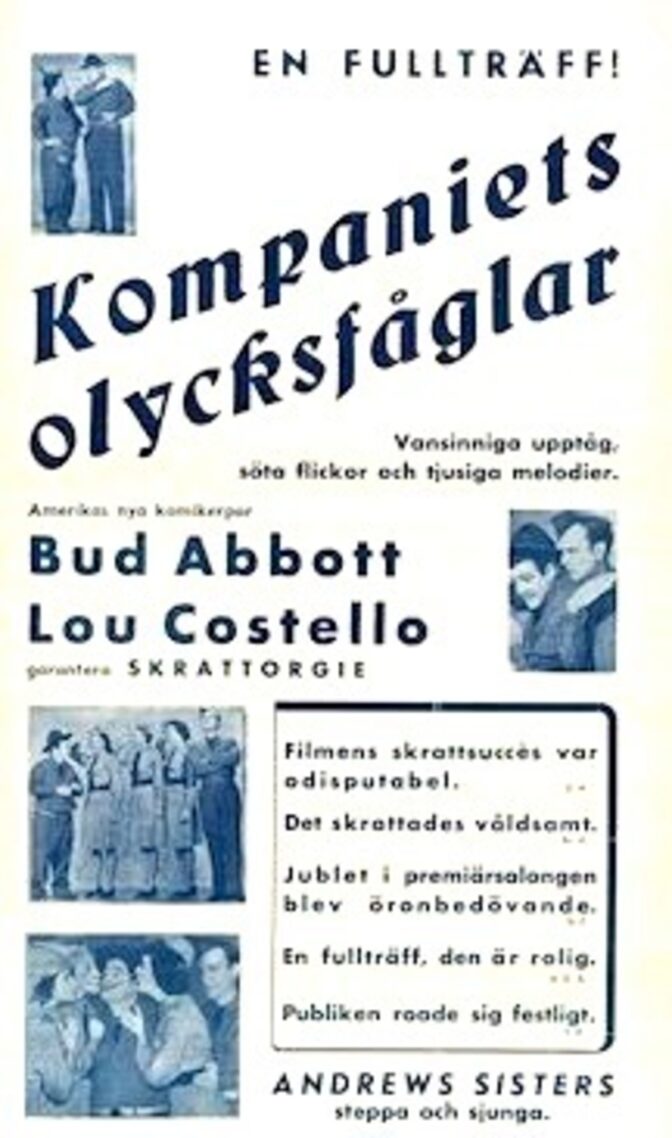 Kompaniets olycksfåglar