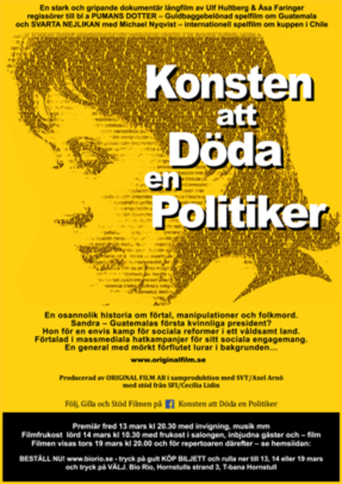 Konsten att döda en politiker