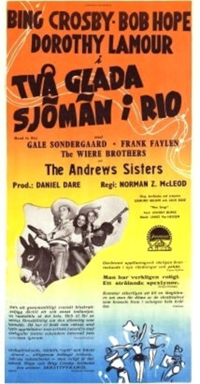 Två glada sjömän i Rio