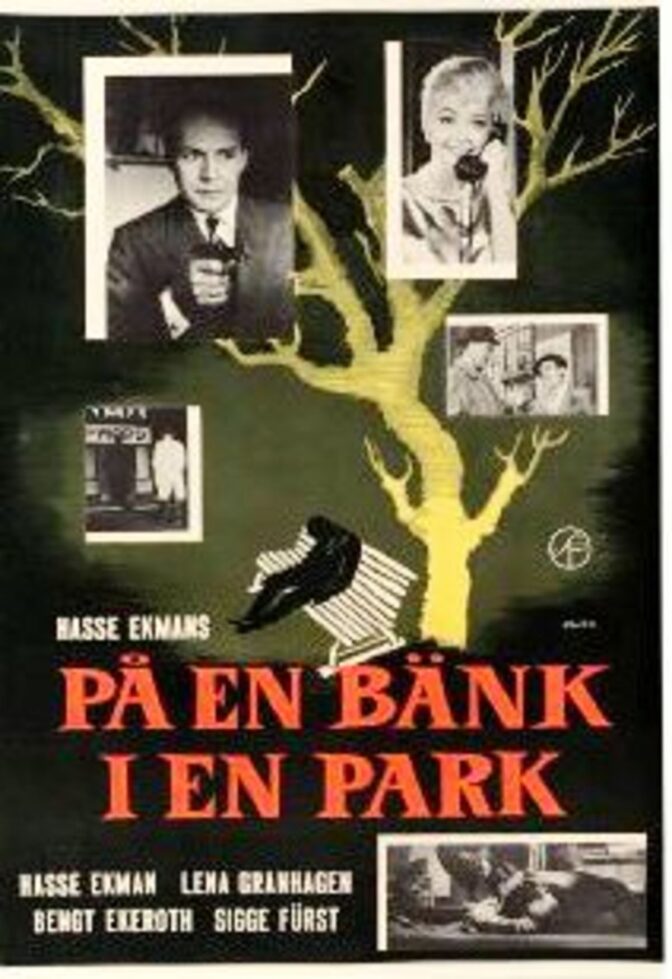 På en bänk i en park