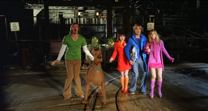 "Scooby Doo 2 – Monstren är lösa" från 2004. 