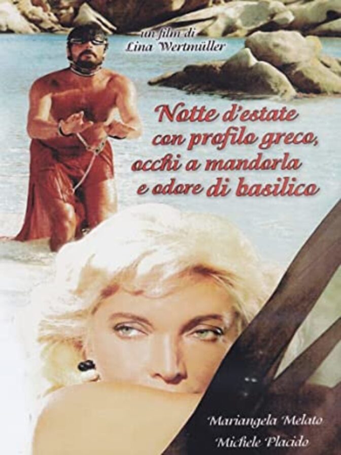 Notte d’estate con profilo greco, occhi a mandorla e odore di basilico