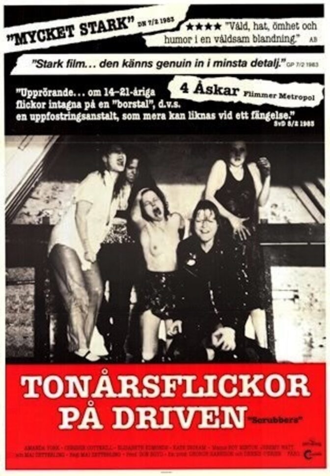 Tonårsflickor på driven