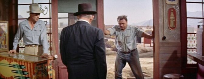 En man steg av tåget