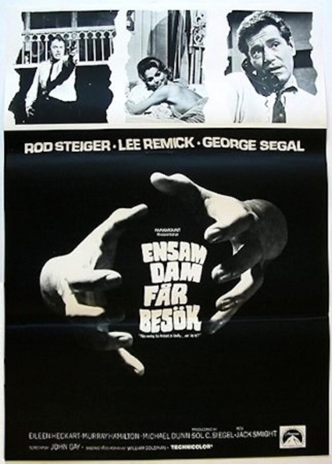 Ensam dam får besök