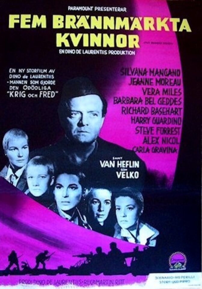 Fem brännmärkta kvinnor