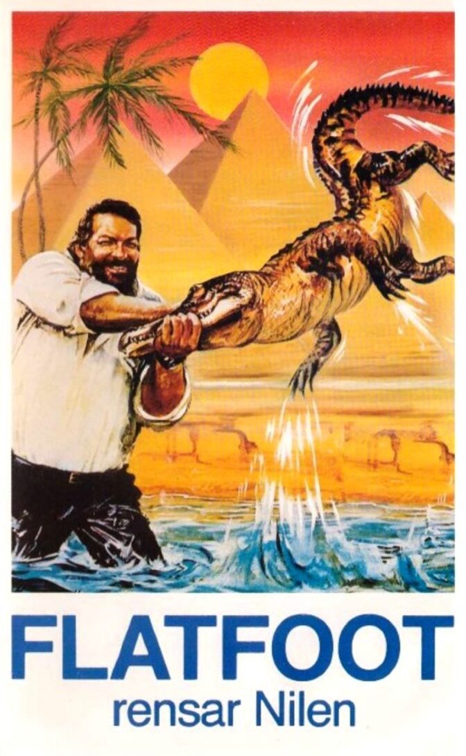 Flatfoot rensar Nilen