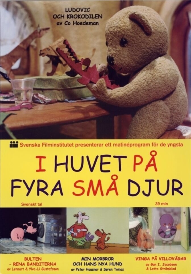 I huvet på fyra små djur