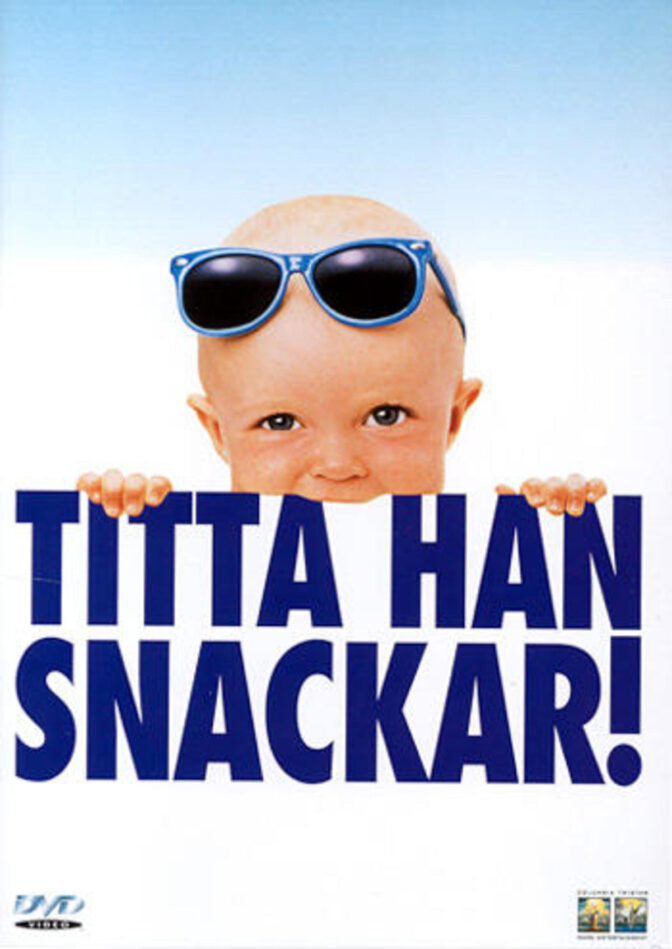 Titta han snackar