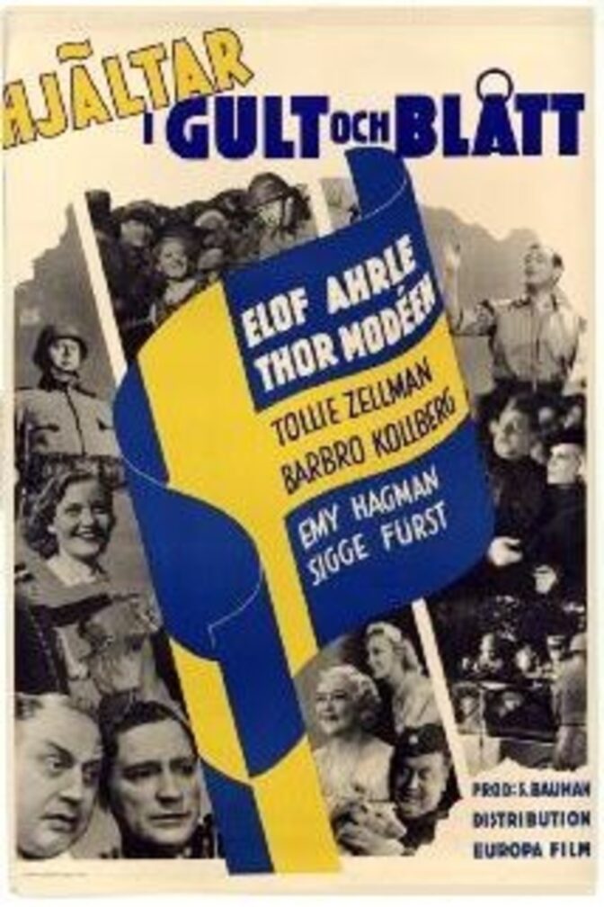 Hjältar i gult och blått