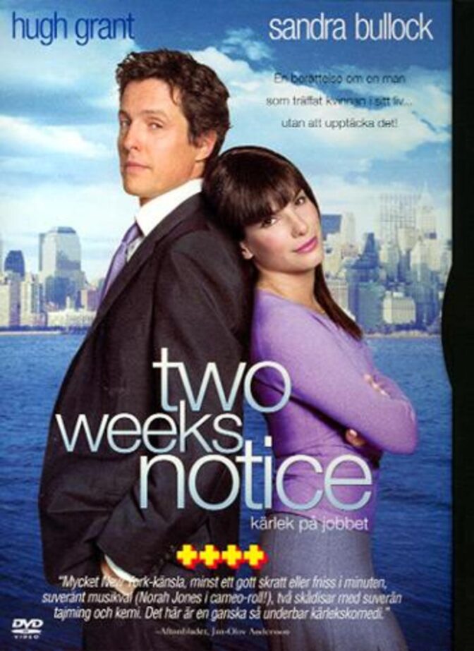 Two Weeks Notice – Kärlek på jobbet