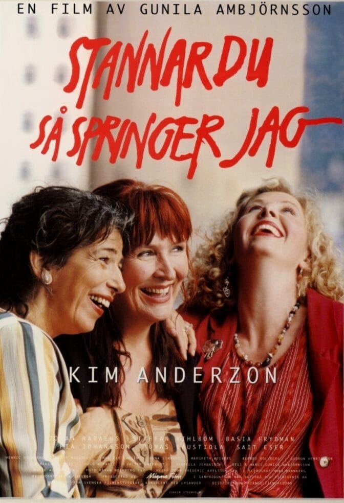 Stannar du så springer jag