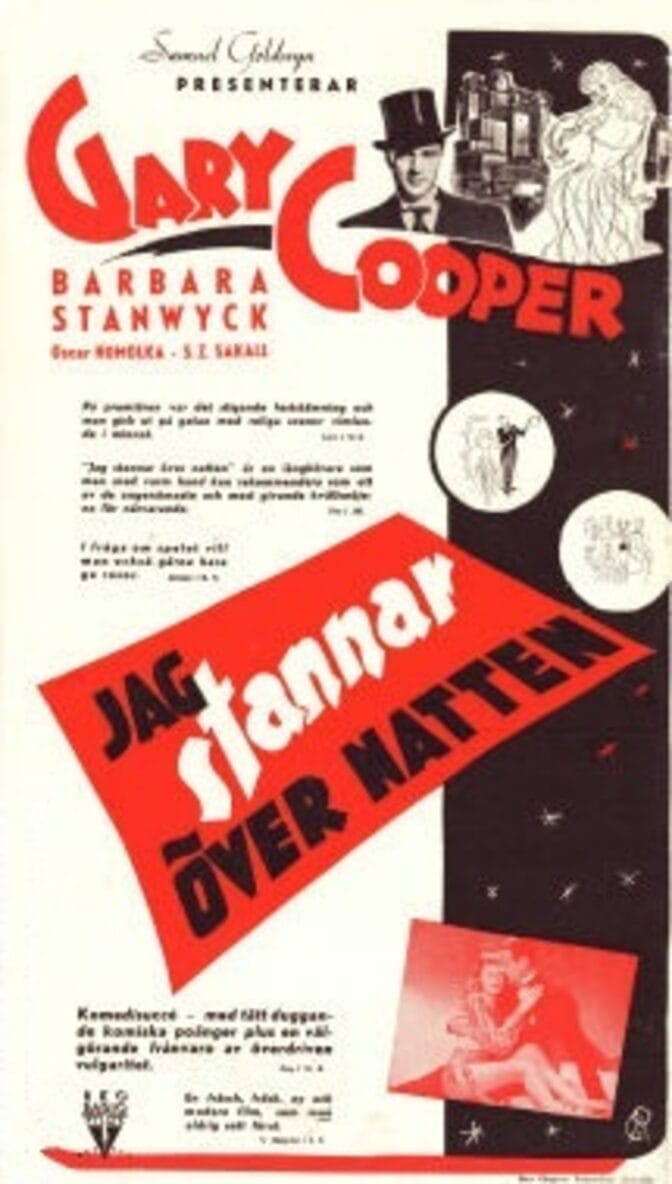 Jag stannar över natten