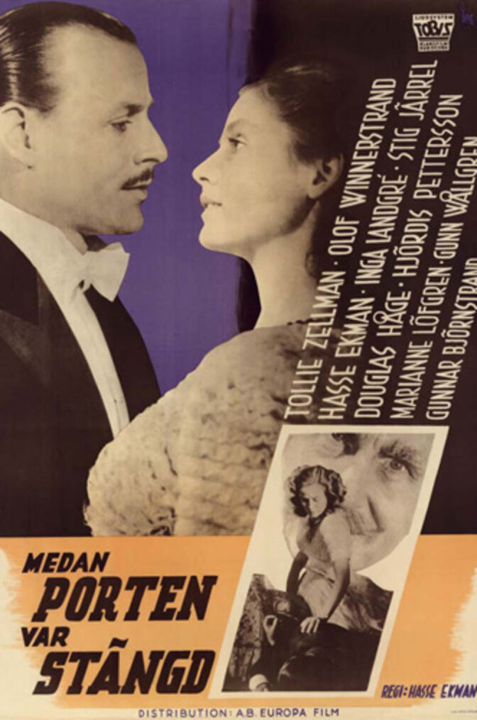 Medan porten var stängd