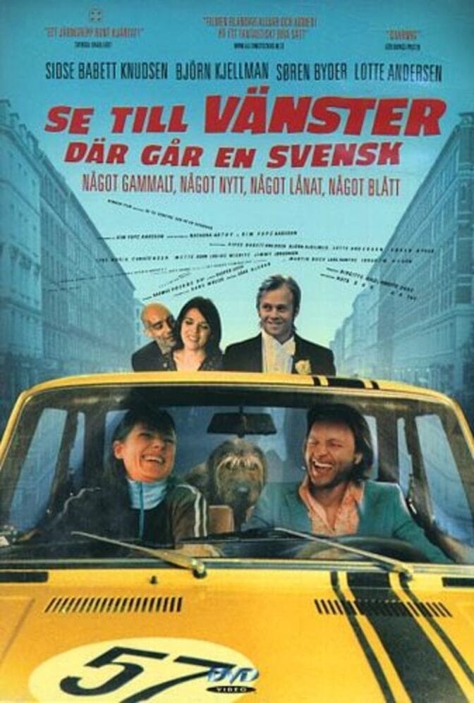 Se till vänster där går en svensk