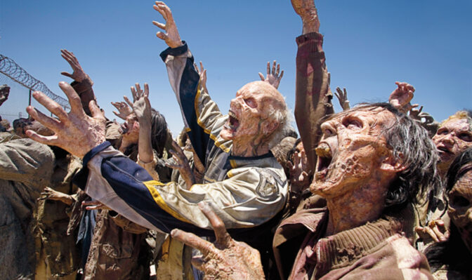 16 zombies skadade vid inspelningen av ”Resident Evil”
