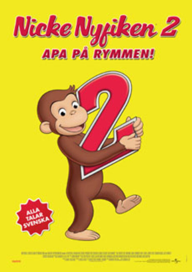 Nicke Nyfiken 2: Apa på rymmen!