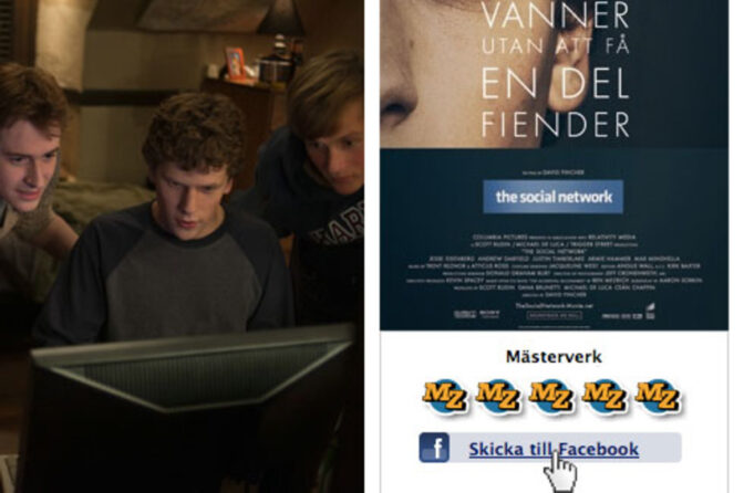 Skicka dina filmbetyg till Facebook
