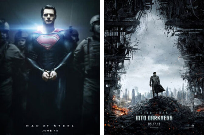 Nya posters till ”Man of Steel” och ”Star Trek”