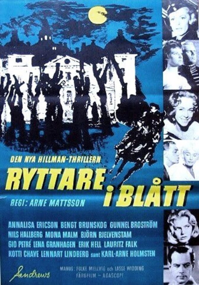 Ryttare i blått