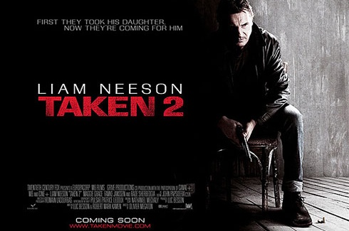 Första postern till ”Taken 2”