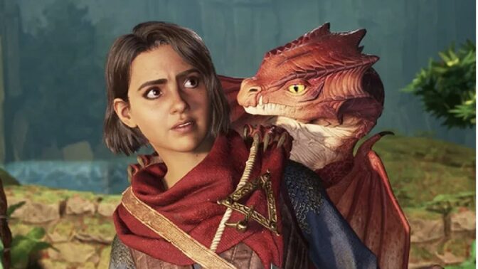 Josef Fares i en reklamfilm för "Split Fiction". 