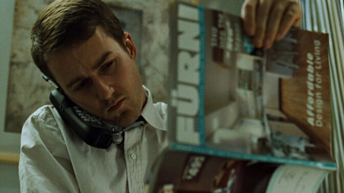 Edward Norton ger IKEA en pik i "Fight Club"