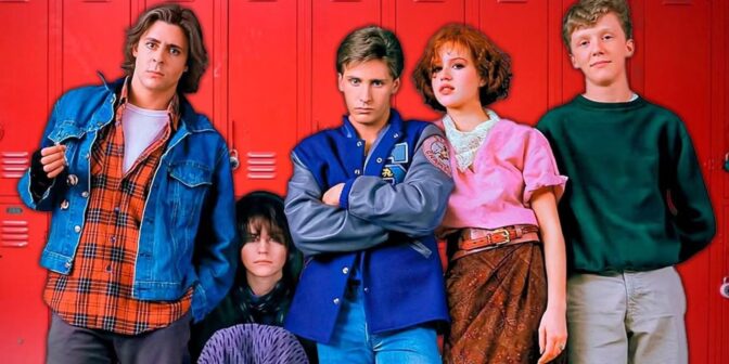 Ett ikoniskt skolgäng i en av 80-talets bästa tonårsfilmer.