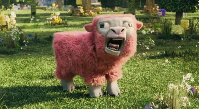 Det är kärlek fårever när biopubliken möter "A Minecraft Movie"