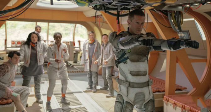 Alexander Skarsgård i "Murderbot"