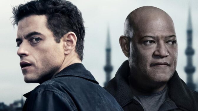 Rami Malek och Laurence Fishburne spelar huvudrollerna i "The Amateur"