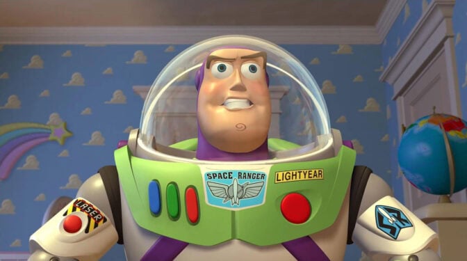 Buzz Lightyear i första "Toy Story"