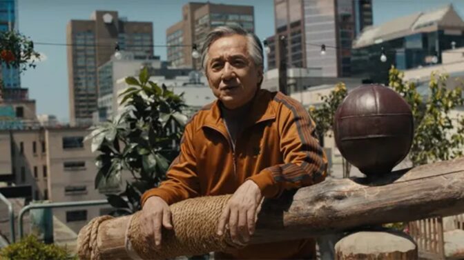 Jackie Chan i "“Karate Kid: Legends”. 