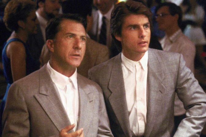 Dustin Hoffman och Tom Cruise, "Rain Man"