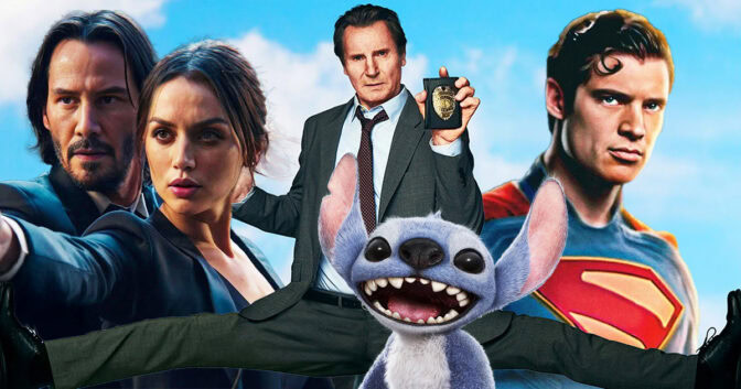 John Wick, Frank Drebin Jr., Superman och Stitch är redo för biosommaren 2025!