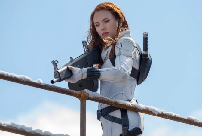 Scarlett Johansson som Black Widow i "Black Widow".